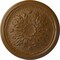Ekena Millwork Luton Ceiling Medallion (Fits Canopies up to 1 1/8"), Hand-Painted Smokey Topaz, 15 3/4"OD x 5/8"P CM16LUSTF - alternate 1
